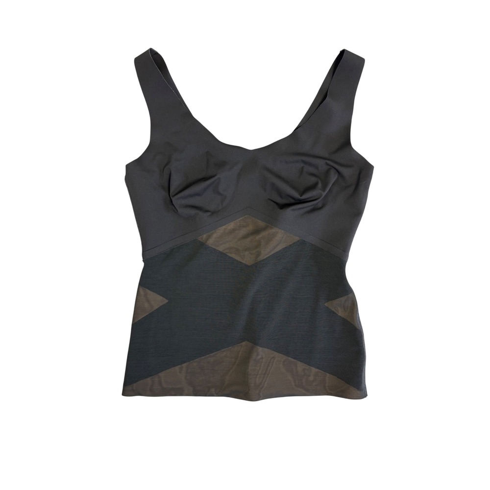 Honey Love Black LiftWear Tank Top Size Large Shapewear Slimming Compression